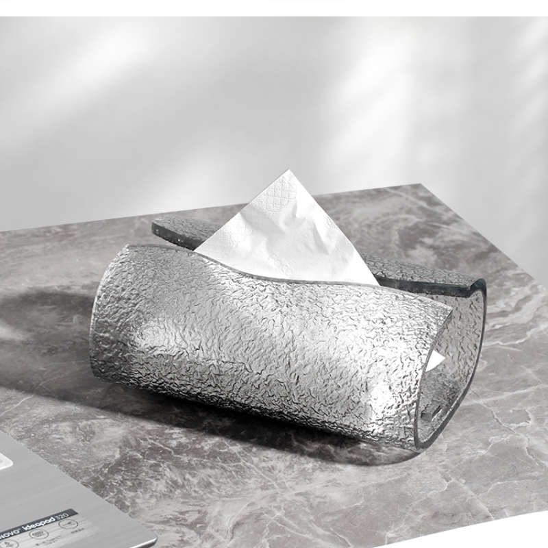 Resin Art Coffee Table - European modern advanced tissue box coffee