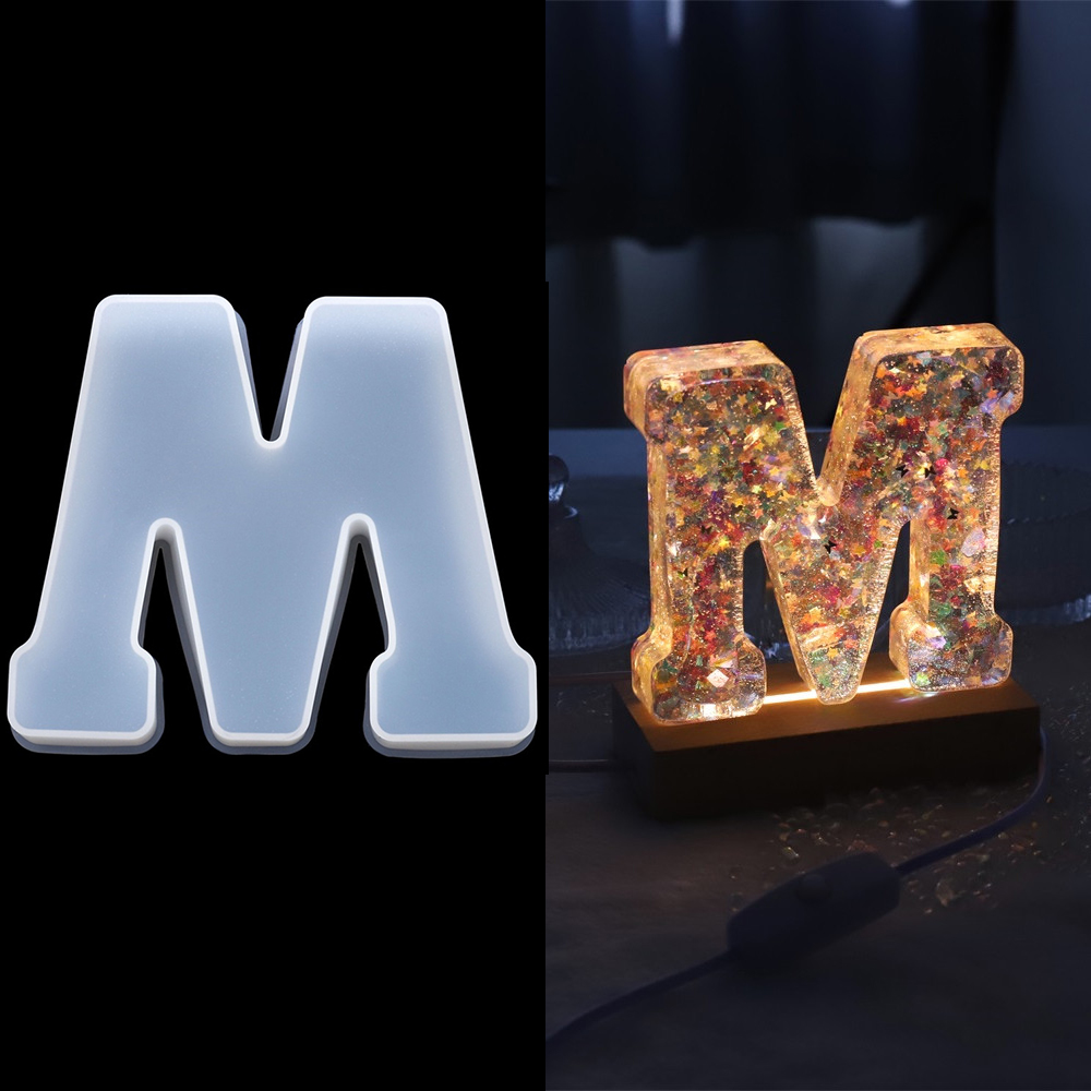 Resin Art Alphabet - 3Sizes A to Z Letter Silicone
