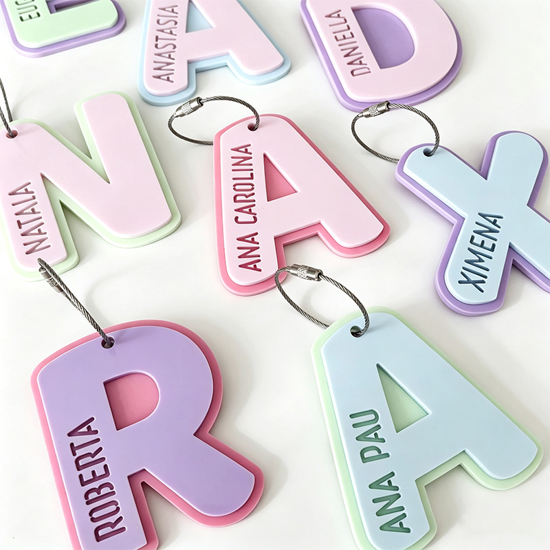 Resin Art Alphabet - Custom Letter Hollow Name Keychain Personalized