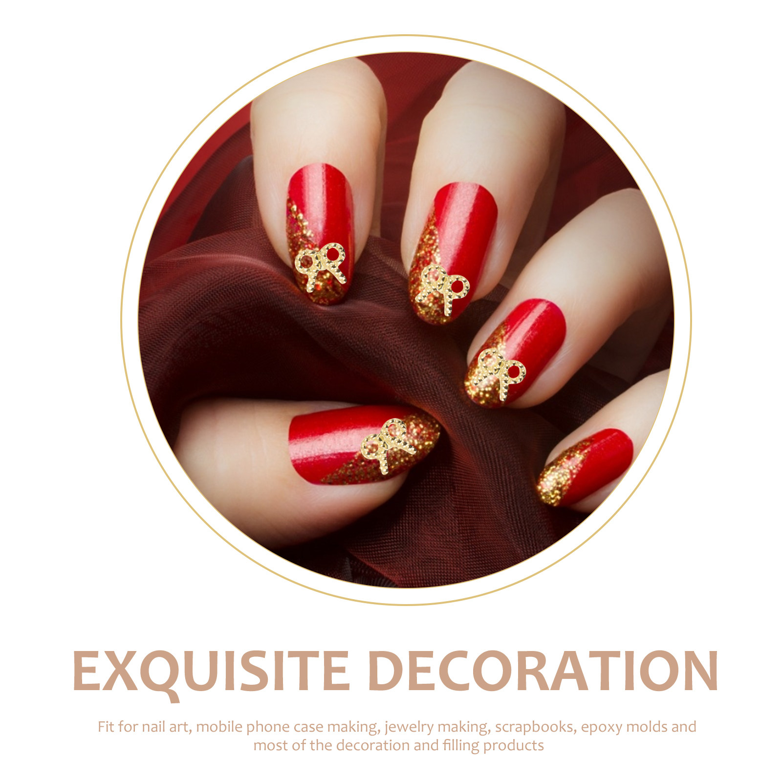 Resin Art Diy - 3 Boxes Metal Alloy Stickers Decorative