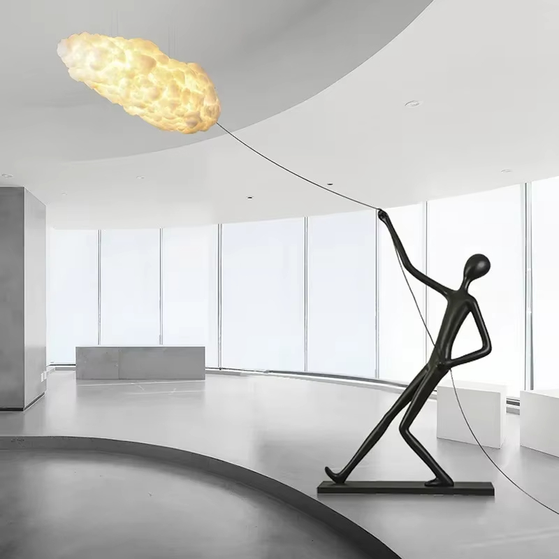 Character Sculpture Resin LED  - Resin Art On Floor ulasan dan harga