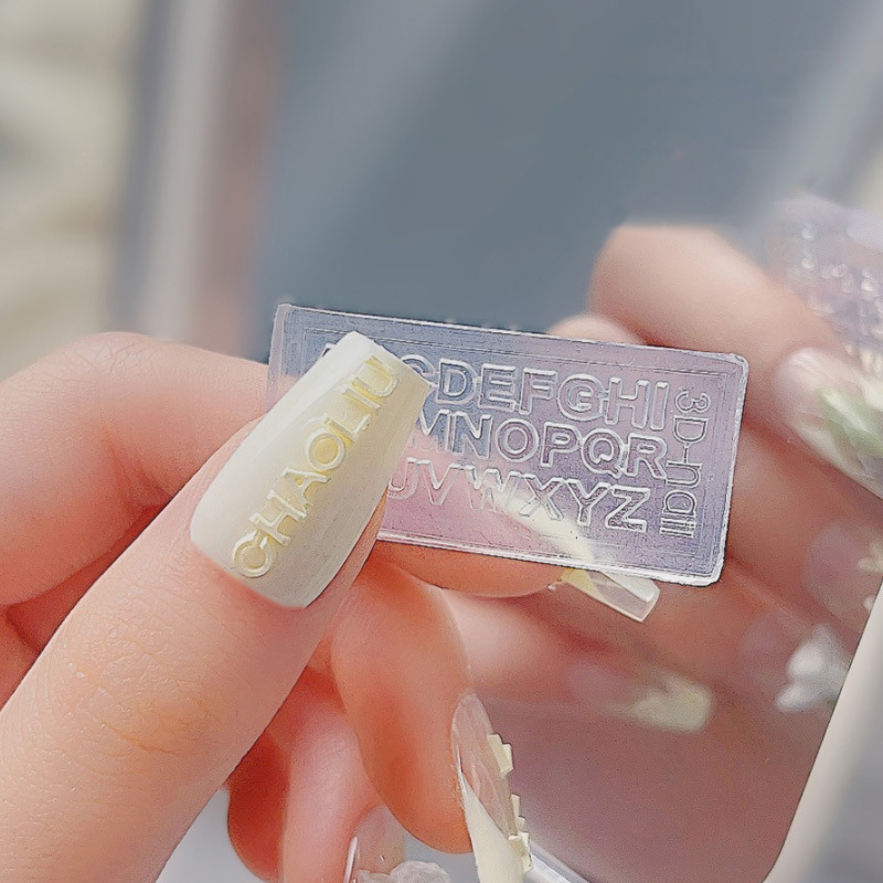 A-Z Letters Nail Art Silicone  - Resin Art Zone ulasan dan harga