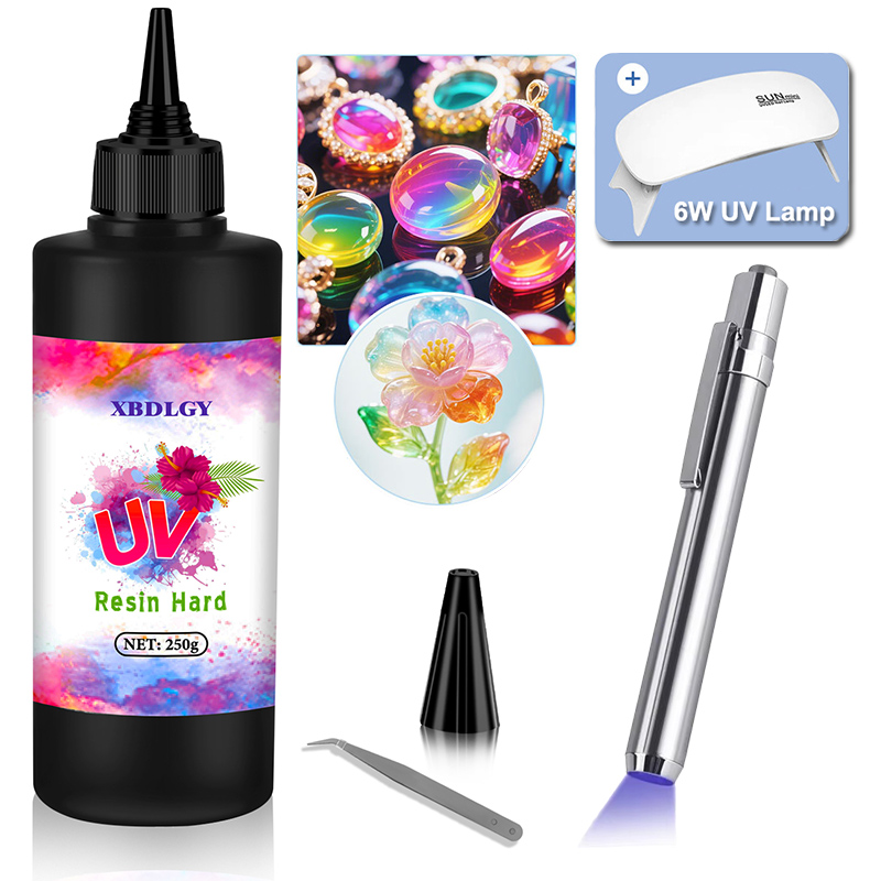 200g/250g/500g UV Resin Hard G - Resin Art Liquid ulasan dan harga