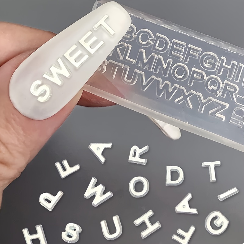 2026  3D Letter Nail Silicone  - Resin Art Zone ulasan dan harga