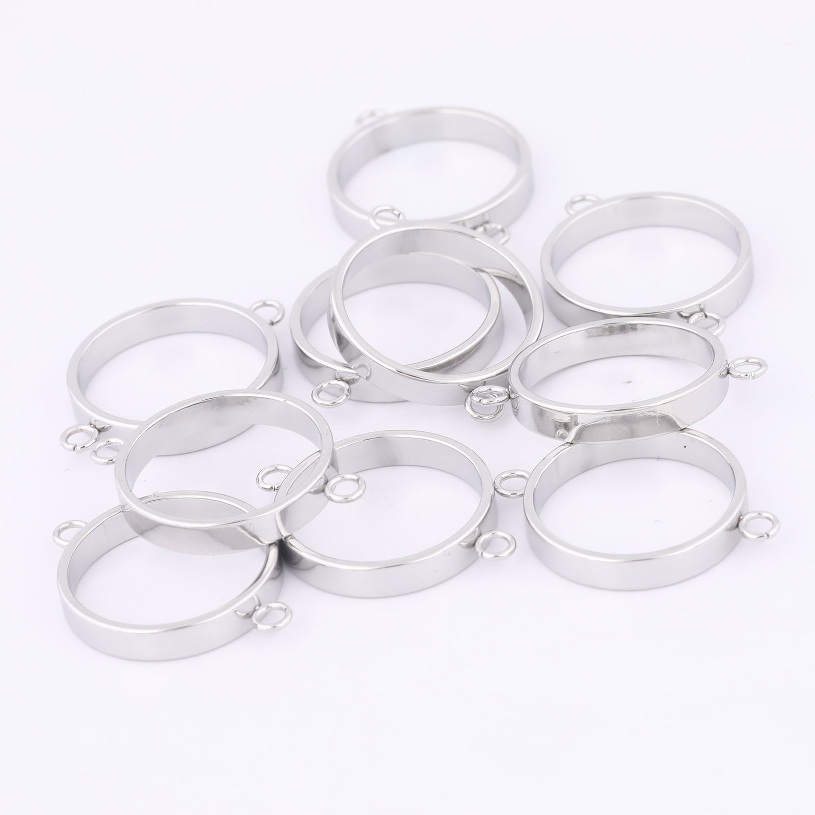 10pcs Stainless Steel 14mm Ope - Resin Art Kits For Adults ulasan dan harga