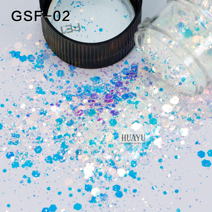 Mixed Chunky Holographic Glitt - Mica Flake Resin ulasan dan harga