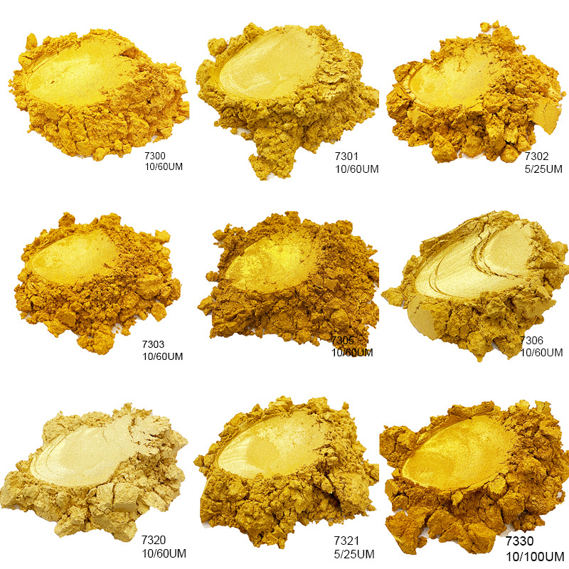 1kg Gold Metallic Pearl Pigmen - Mica Flake Resin ulasan dan harga