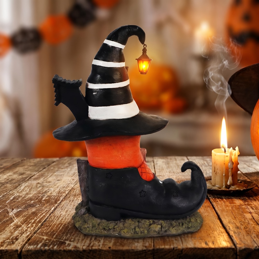 Halloween Resin Witch Shoe Hou - Resin Art Coffee Table ulasan dan harga