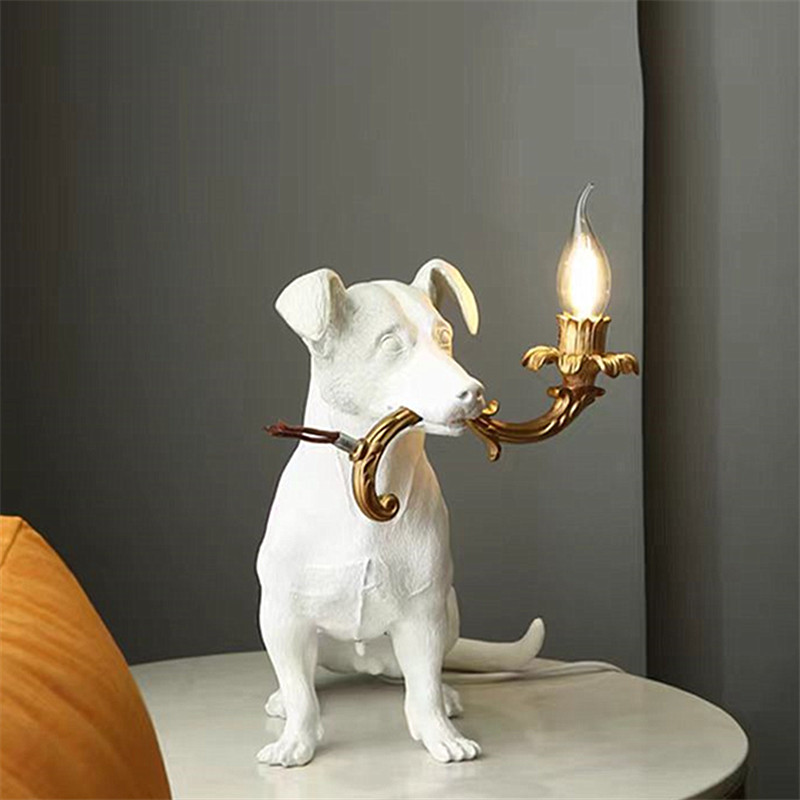 Resin Dog Table light Jobby Ta - Resin Art On Floor ulasan dan harga