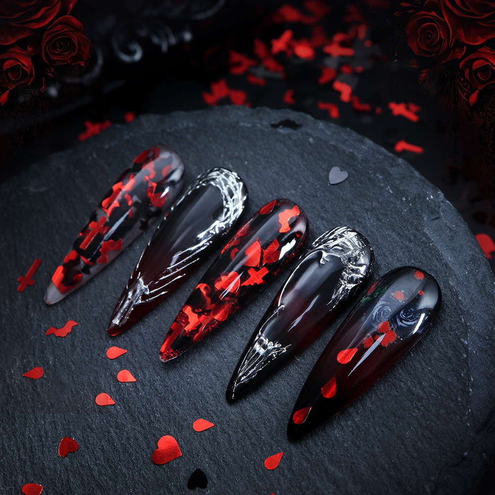 Halloween Nail Sequins 5g –Bat - Mica Flake Resin ulasan dan harga