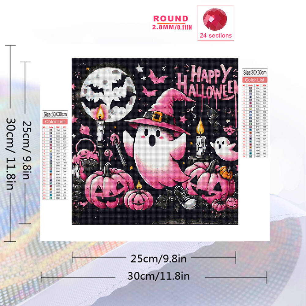 Evershine Diamond Mosaic Ghost - Resin Art Alphabet ulasan dan harga