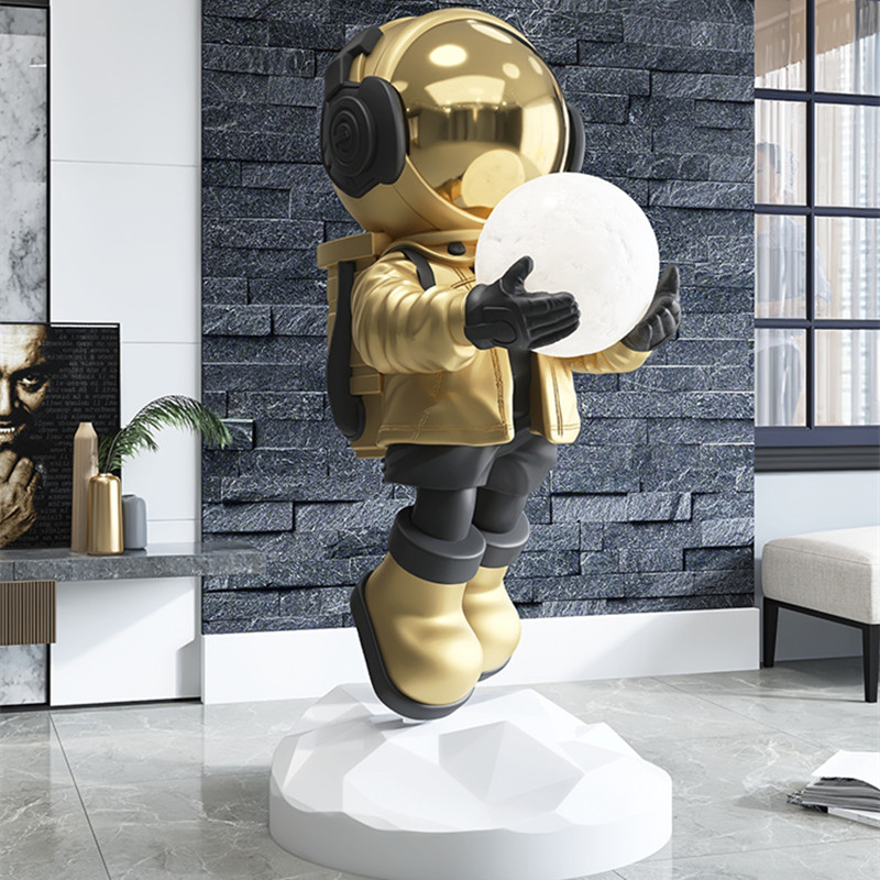 Astronaut floor lamp Decor Sta - Resin Art On Floor ulasan dan harga