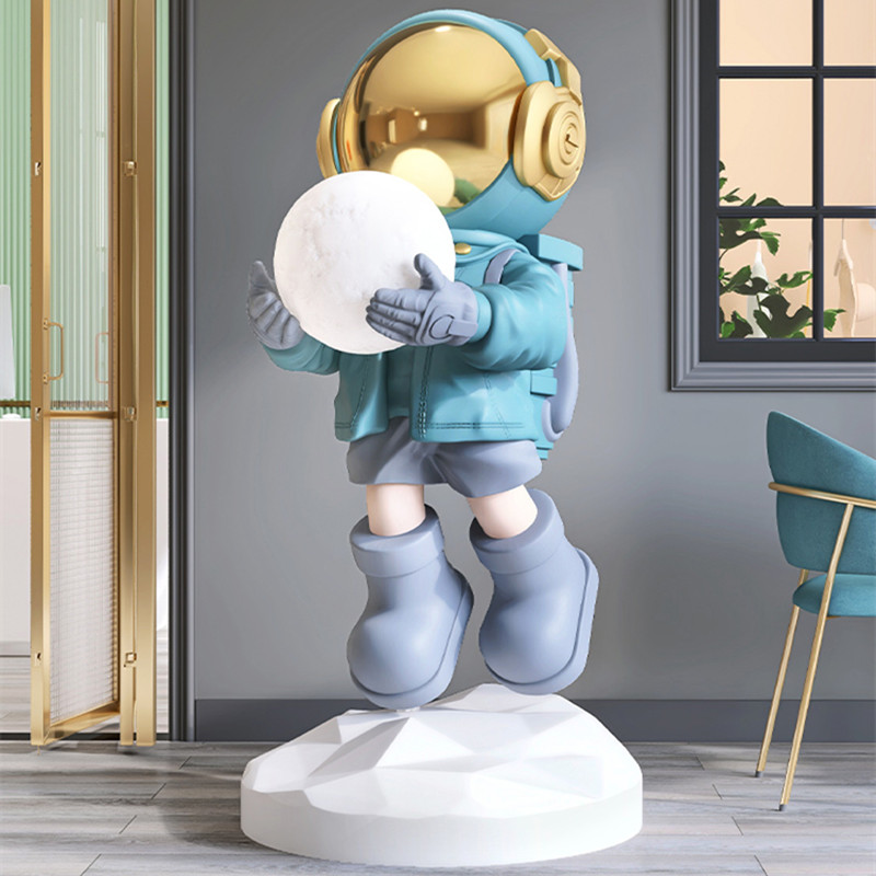 Astronaut floor lamp Decor Sta - Resin Art On Floor ulasan dan harga