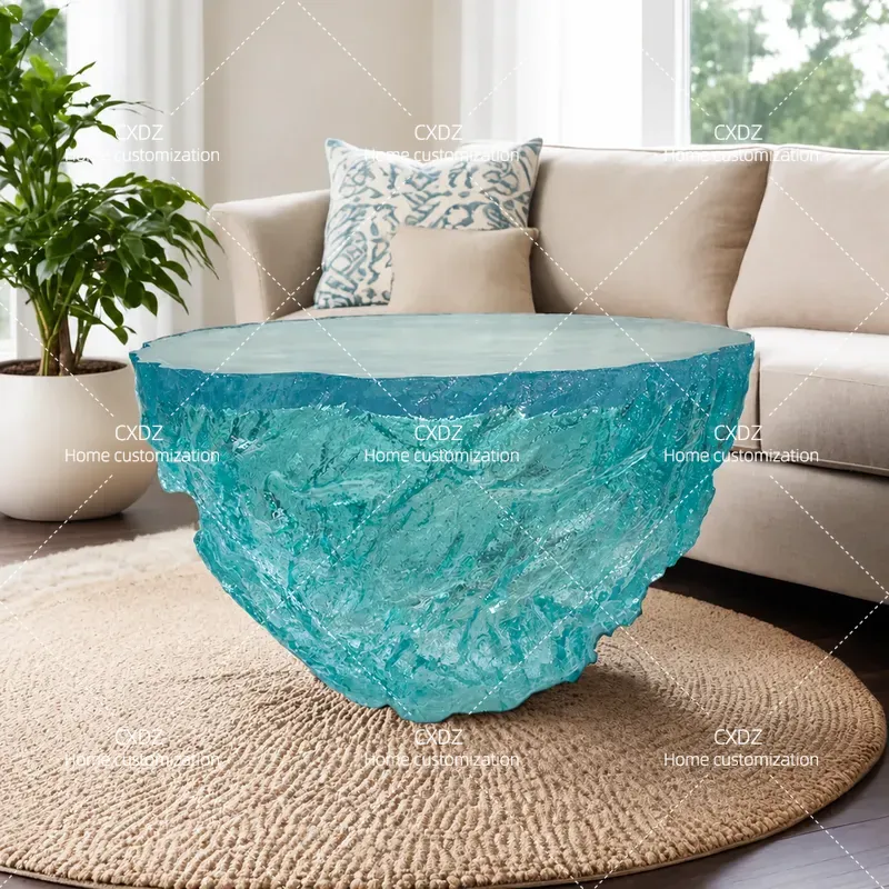 Luxury Transparent Epoxy Resin - Resin Art Coffee Table ulasan dan harga