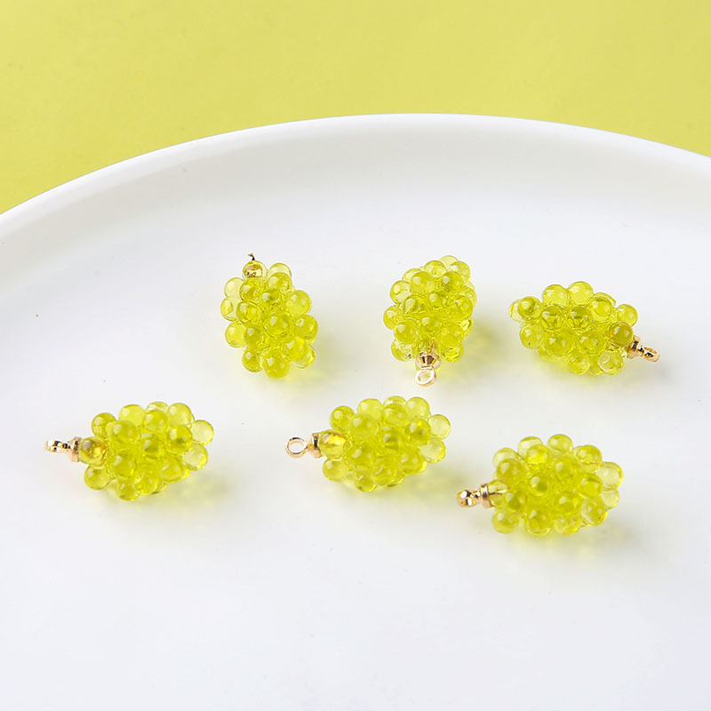 6pcs Cute Little Grapes Resin  - Resin Art Kits For Adults ulasan dan harga