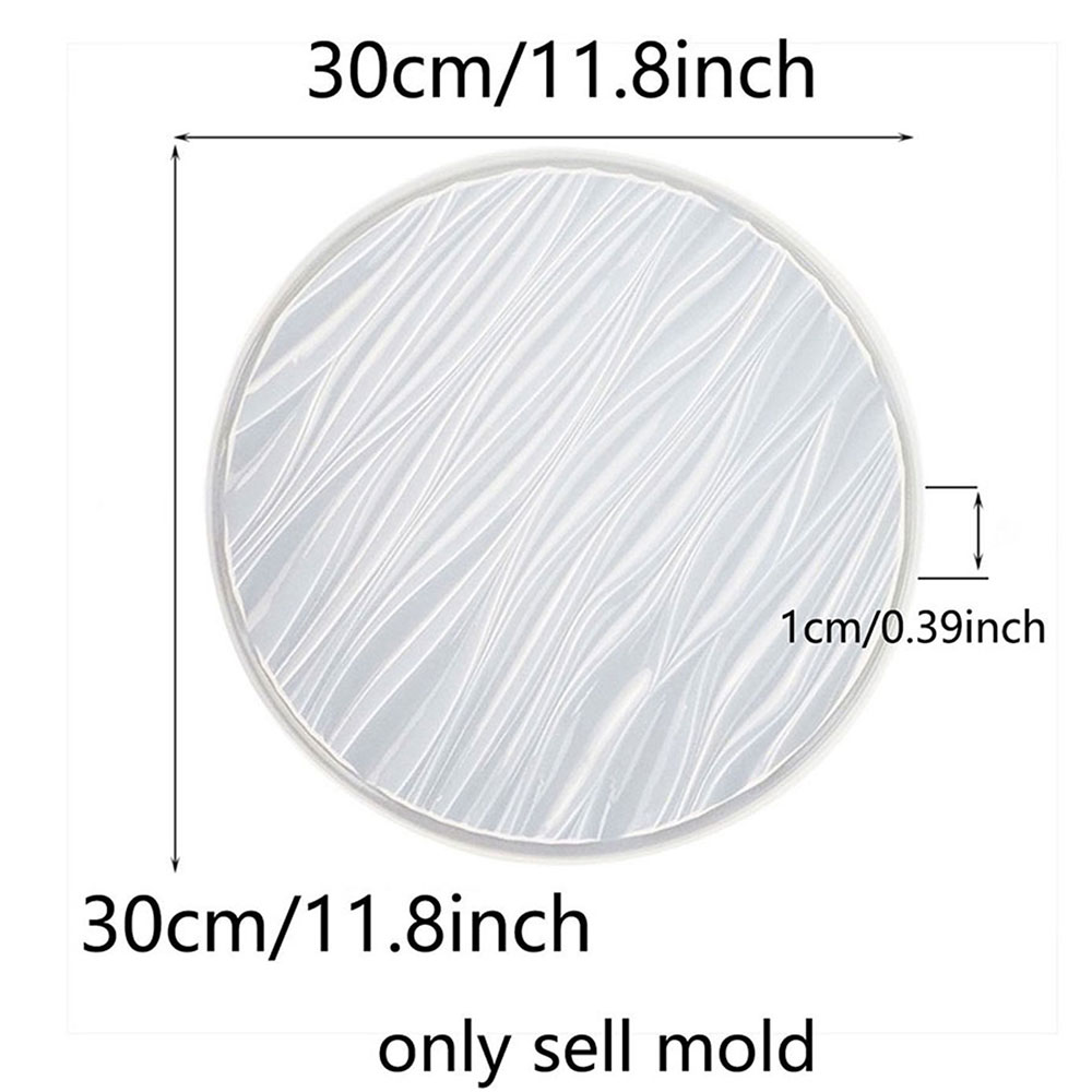 Large Round Tray Silicone Mold - Resin Art Liquid ulasan dan harga