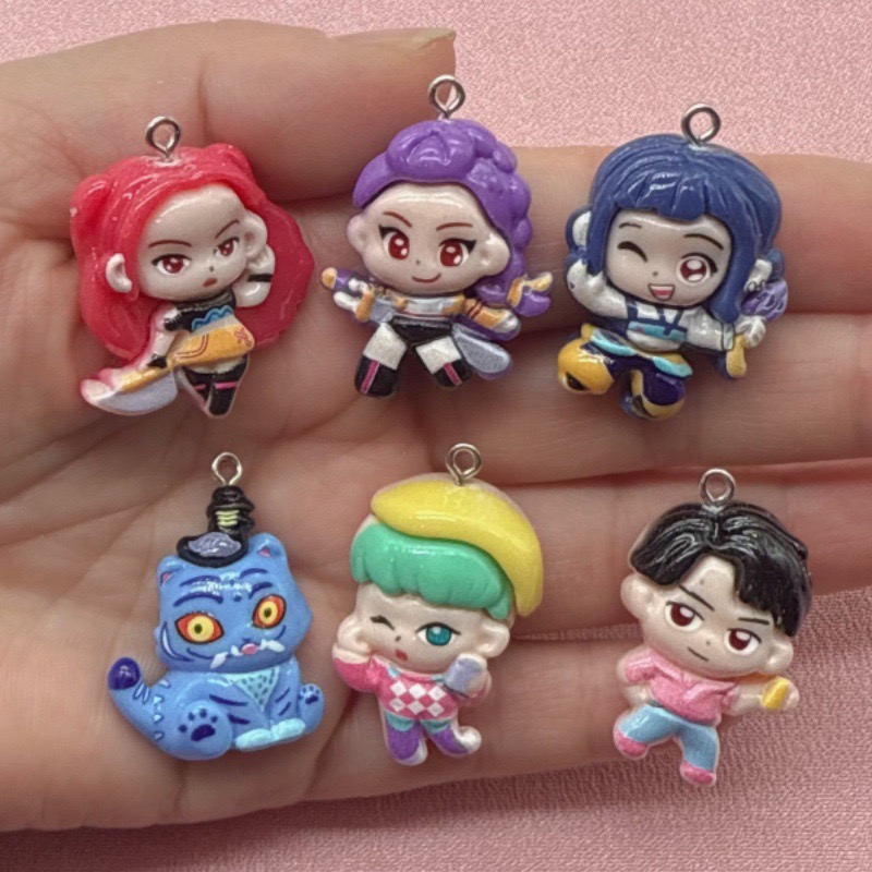 10pcs resin cartoon pendant, D - Resin Art Kits For Adults ulasan dan harga