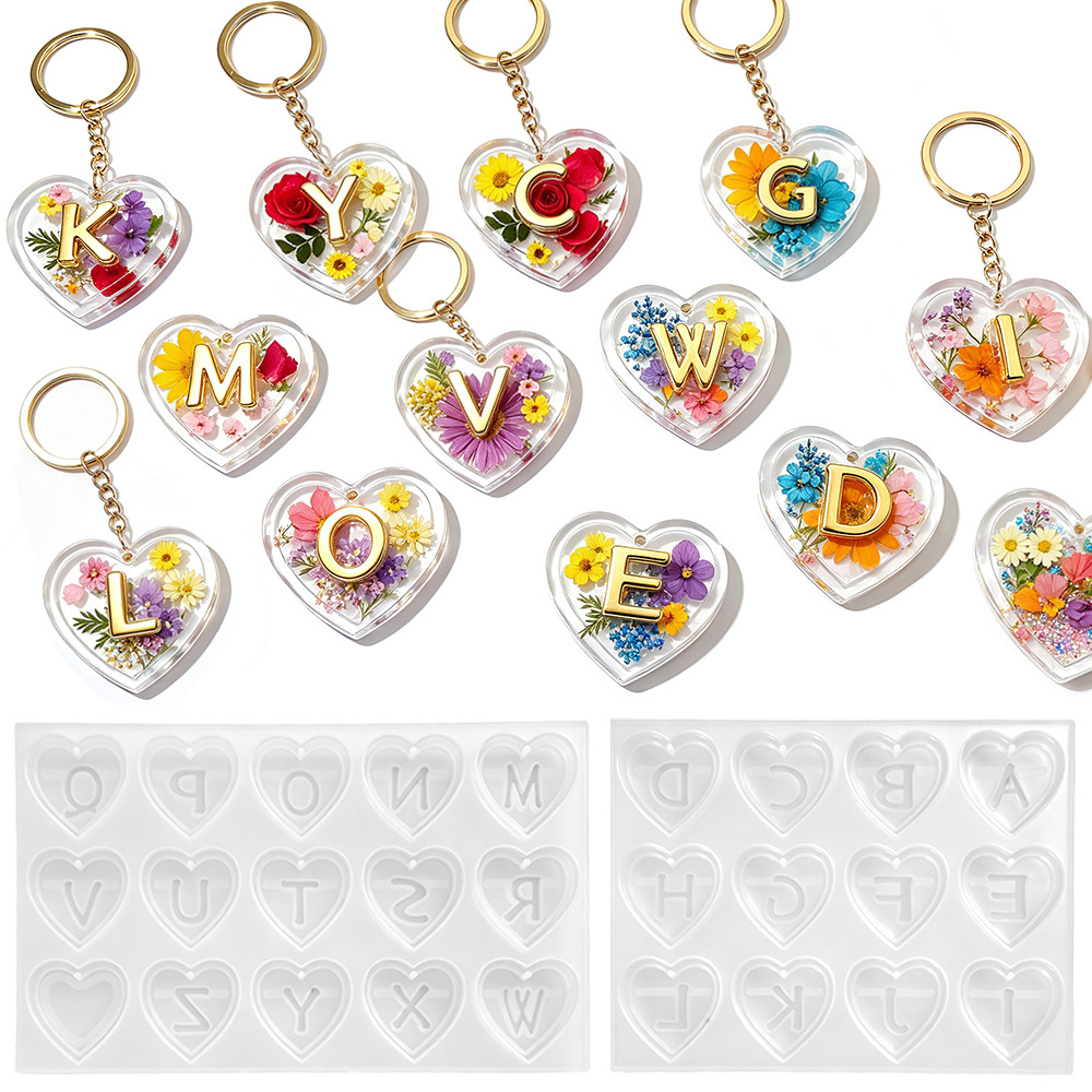 Complete 26 Letters & Heart Si - Resin Art Alphabet ulasan dan harga
