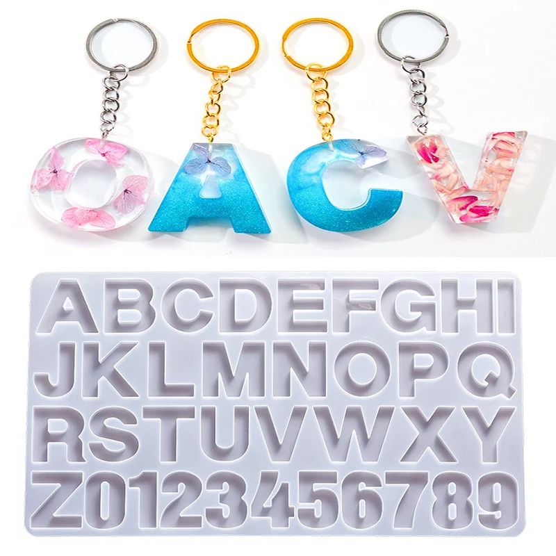 Alphabet Epoxy Resin Silicone  - Resin Art Alphabet ulasan dan harga