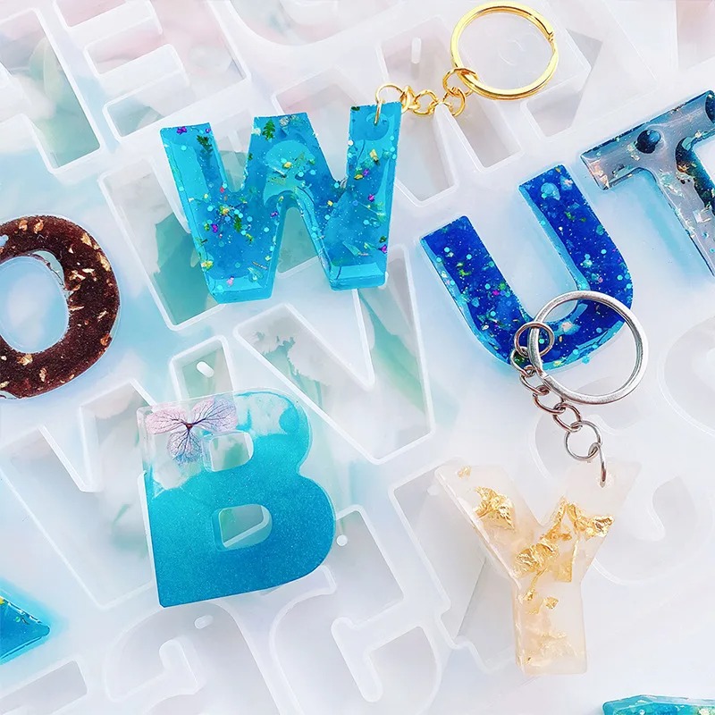 Alphabet Epoxy Resin Silicone  - Resin Art Alphabet ulasan dan harga