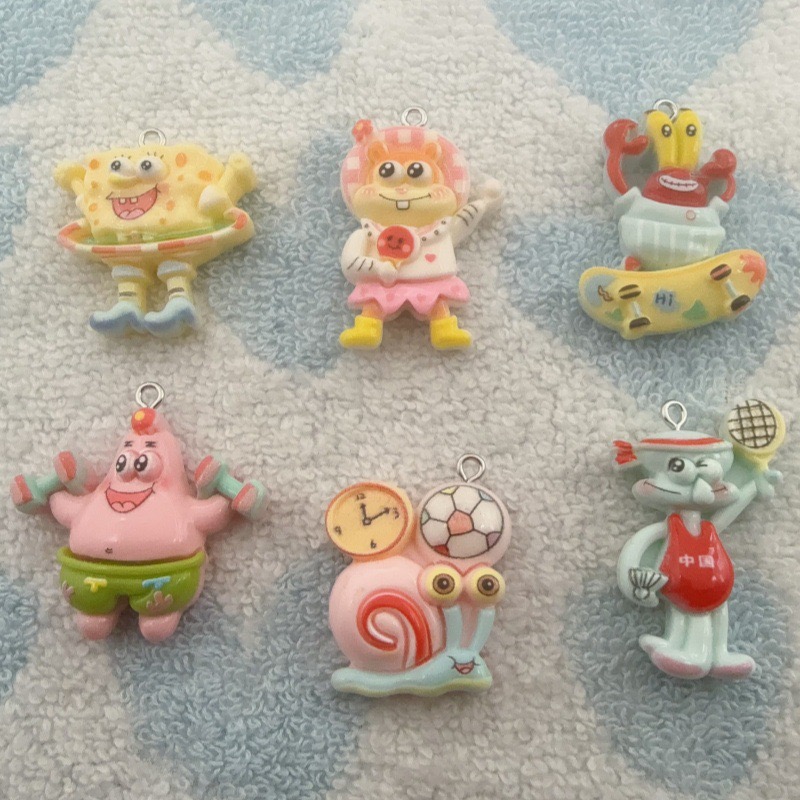 10pcs cartoon resin pendant, D - Resin Art Kits For Adults ulasan dan harga
