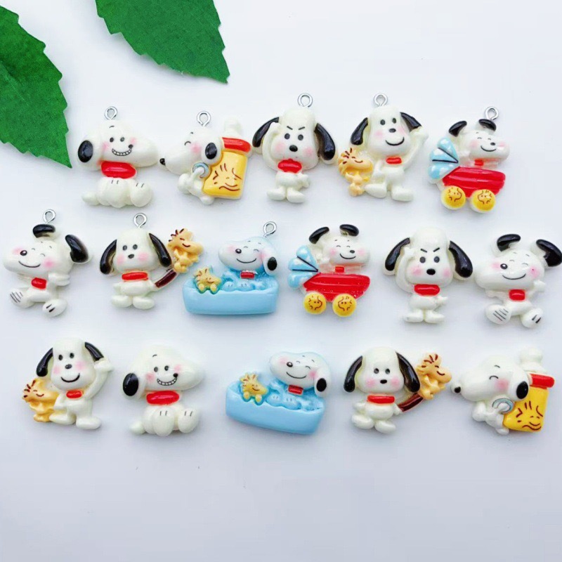 12pcs resin cartoon dog pendan - Resin Art Kits For Adults ulasan dan harga