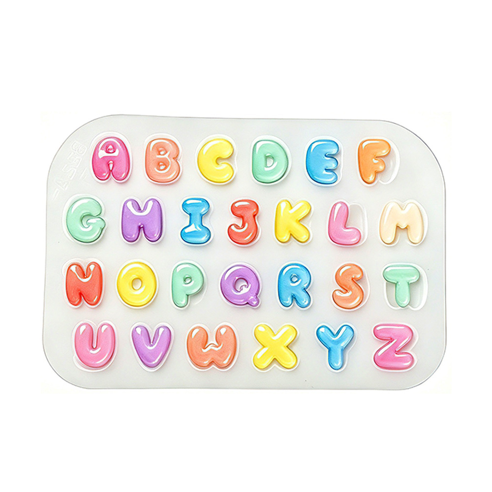 2Pcs Mini Letter Silicone Mold - Resin Art Alphabet ulasan dan harga