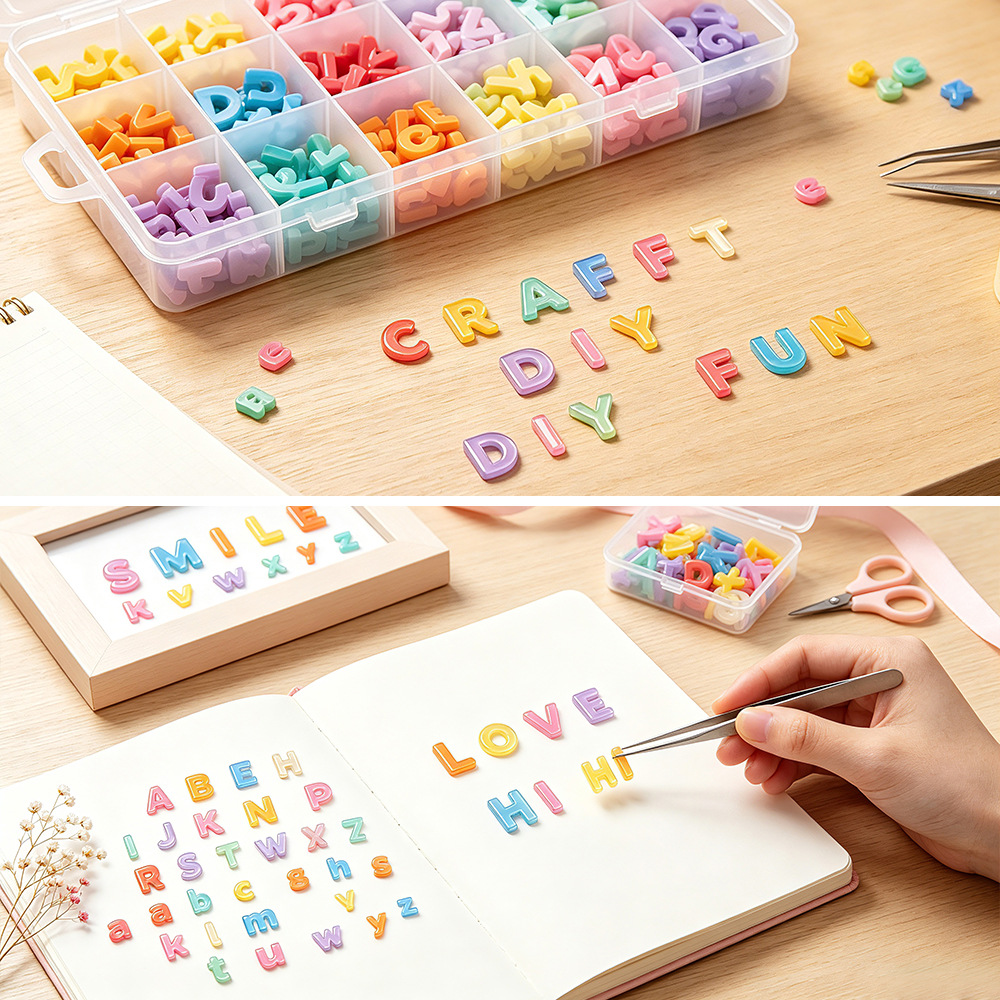 2Pcs Mini Letter Silicone Mold - Resin Art Alphabet ulasan dan harga