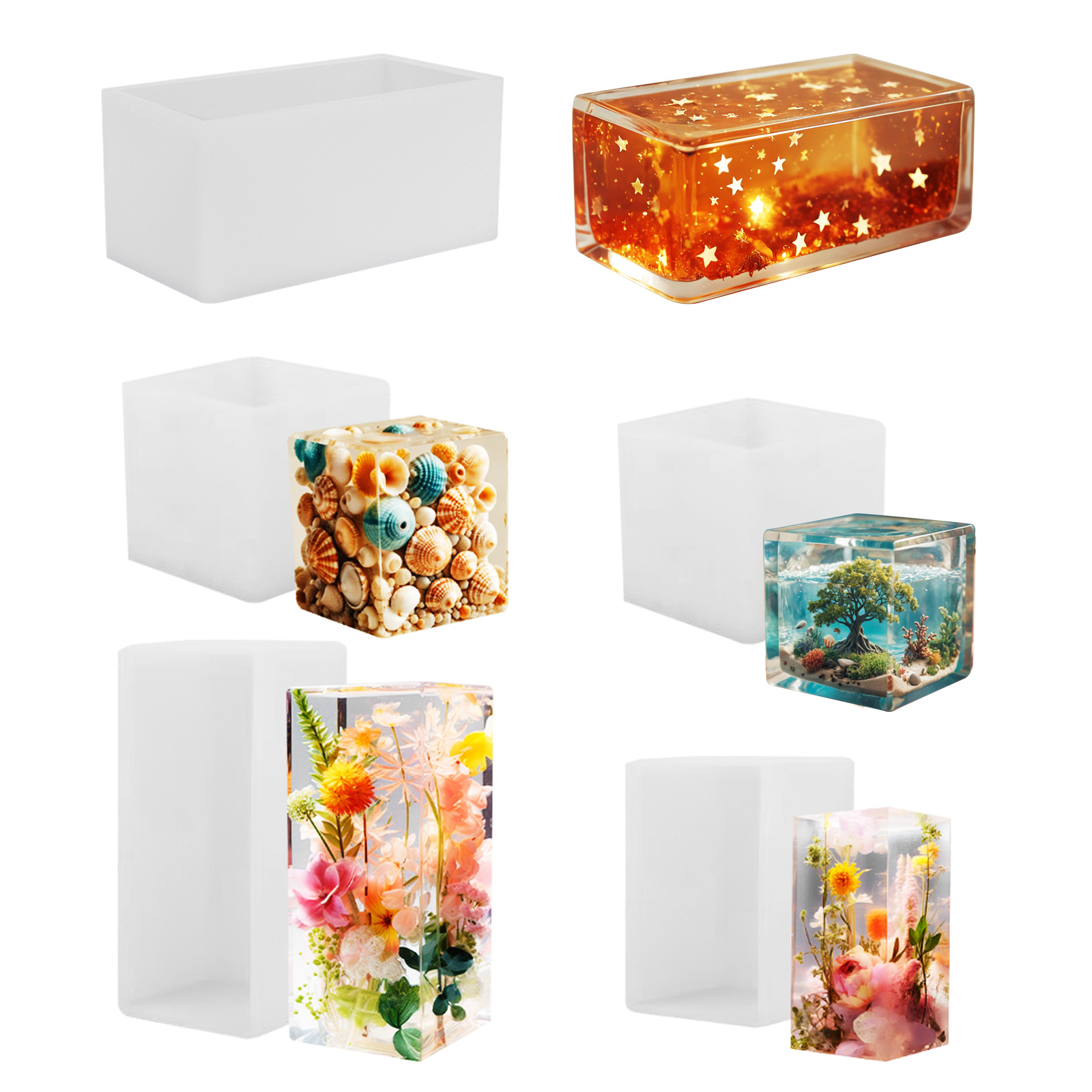 Epoxy Casting Mold Silicone Mo - Resin Art Liquid ulasan dan harga