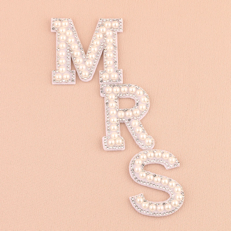 1 Set MRS Faux Pearl Rhineston - Resin Art Alphabet ulasan dan harga