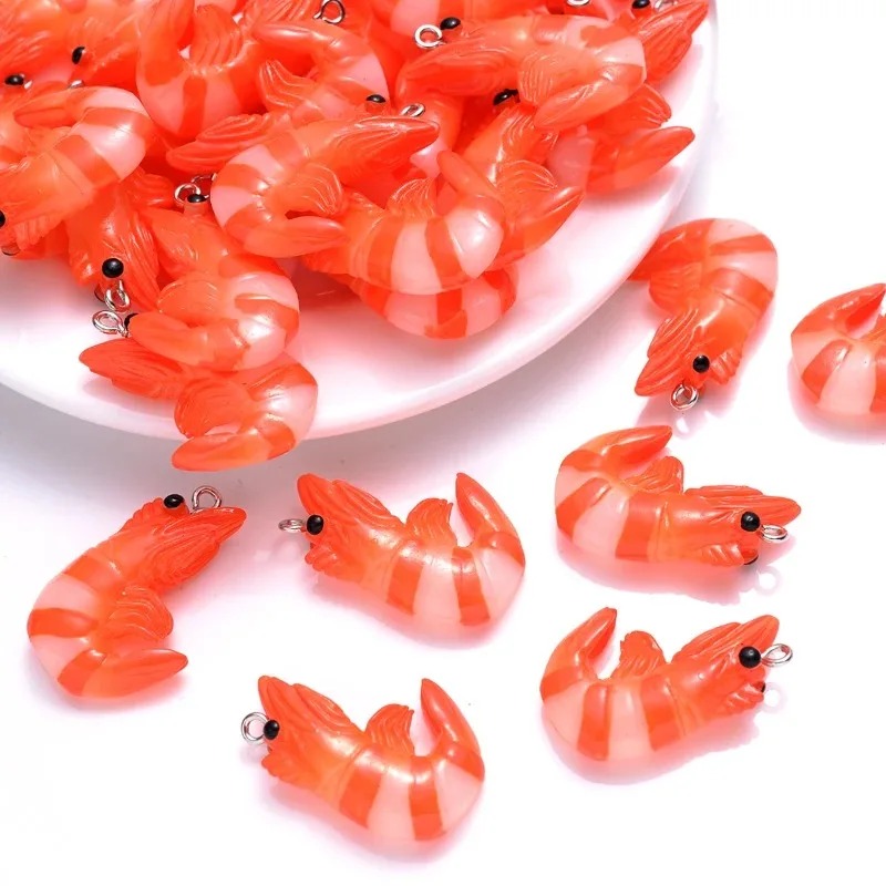 10Pcs 3D Simulated Lobster Shr - Resin Art Kits For Adults ulasan dan harga