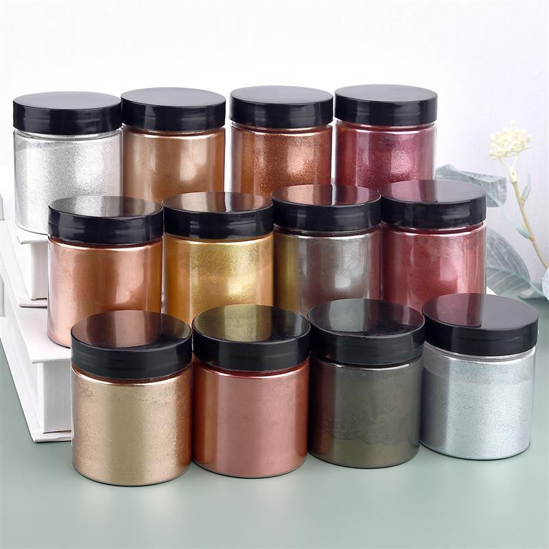 50g Shimmer Metallic Gold Silv - Resin Art Liquid ulasan dan harga