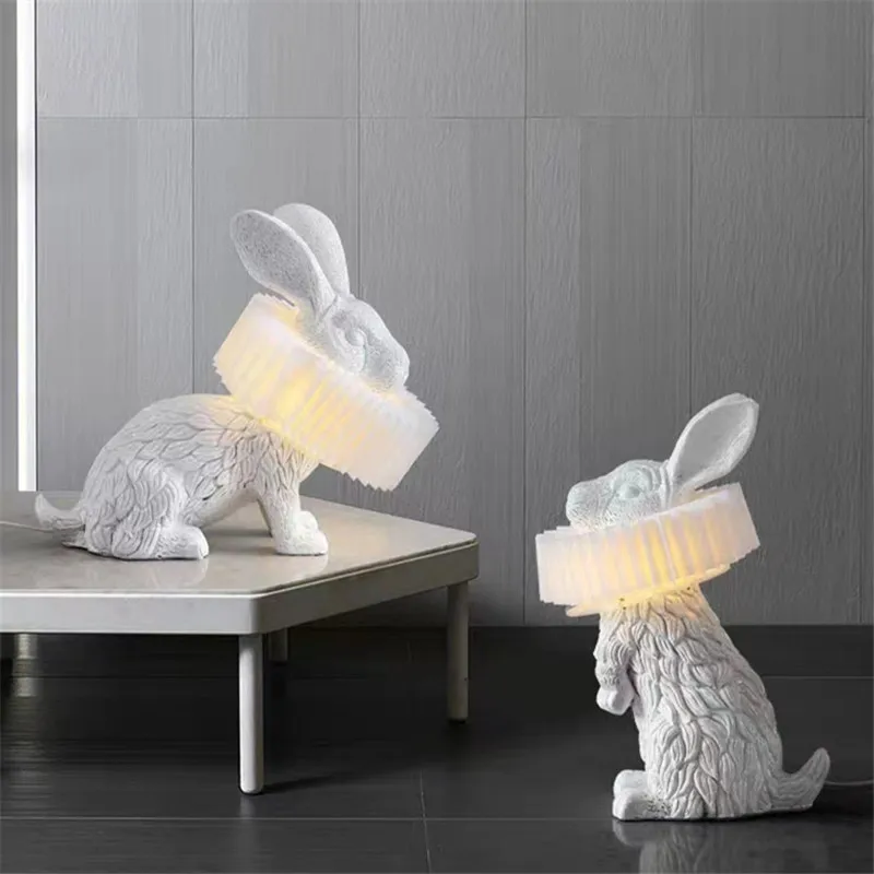 Modern Adorable Rabbit Table L - Resin Art On Floor ulasan dan harga