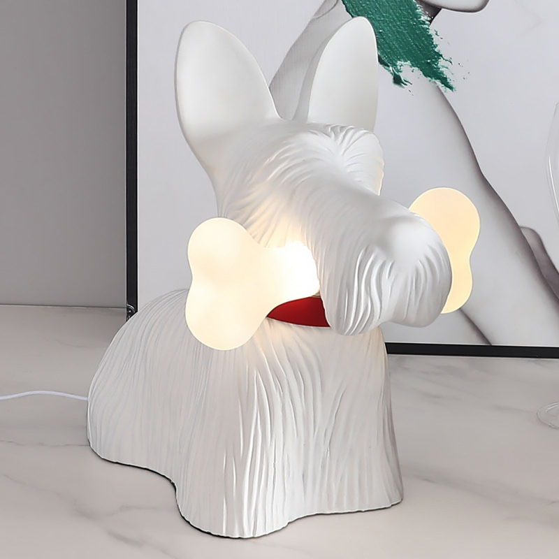 Scottie Table Lamp Decoration  - Resin Art On Floor ulasan dan harga
