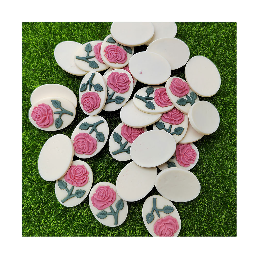 Oval Shape Flatback Resin Flow - Resin Art Alphabet ulasan dan harga