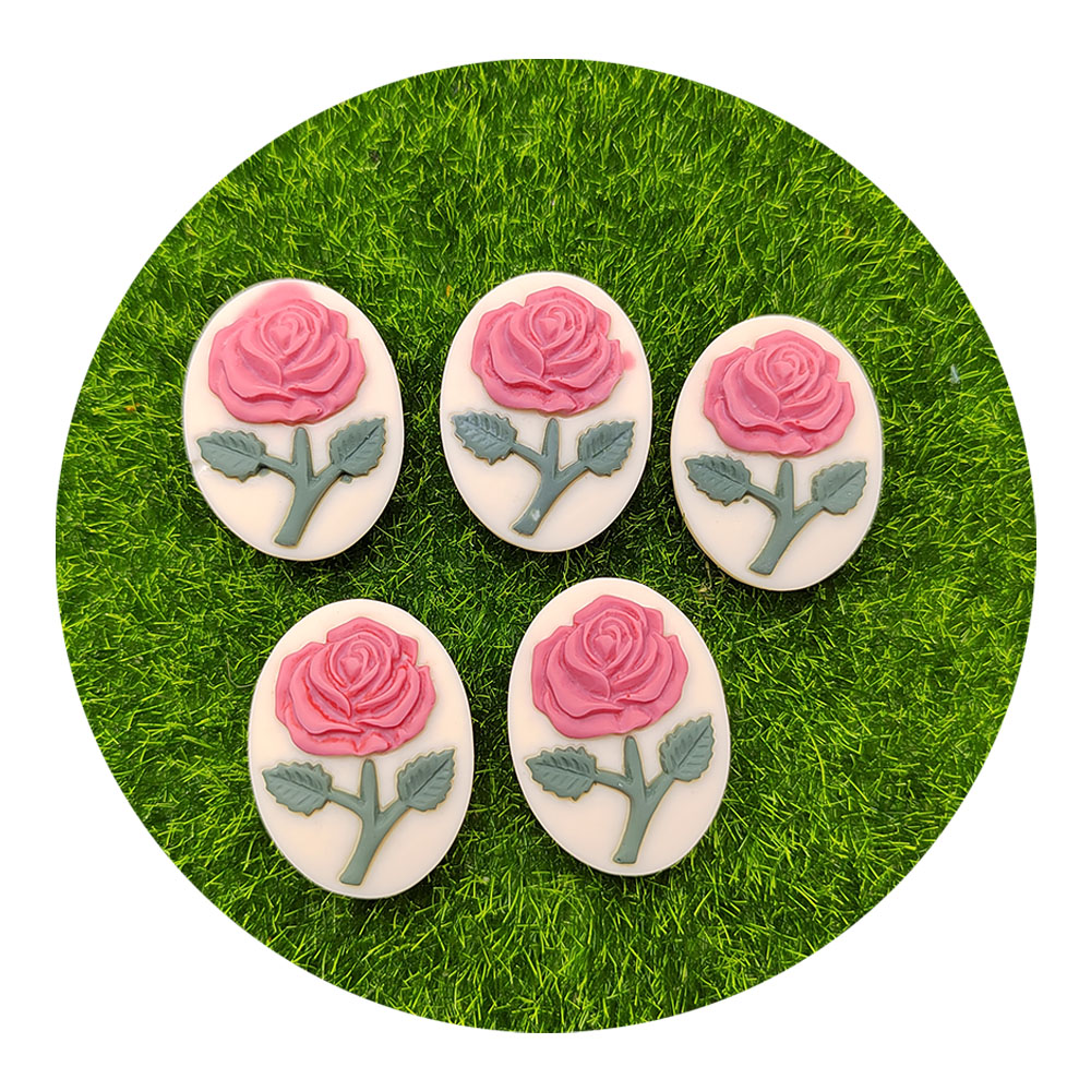 Oval Shape Flatback Resin Flow - Resin Art Alphabet ulasan dan harga