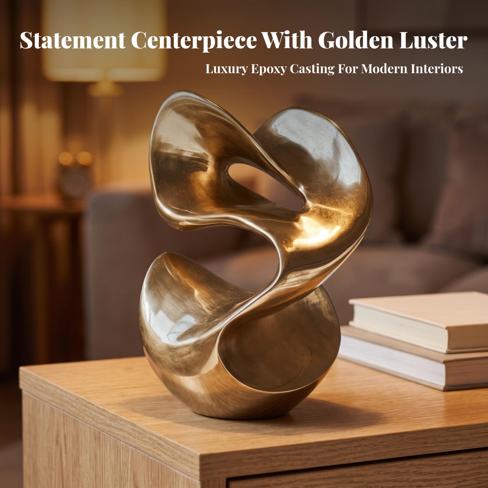 Tabletop Ornament Sculptural R - Resin Art Coffee Table ulasan dan harga