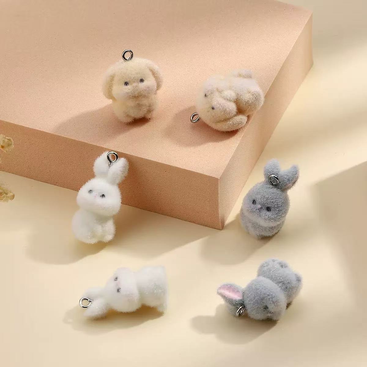 10pcs Flocking Little Rabbit R - Resin Art Kits For Adults ulasan dan harga