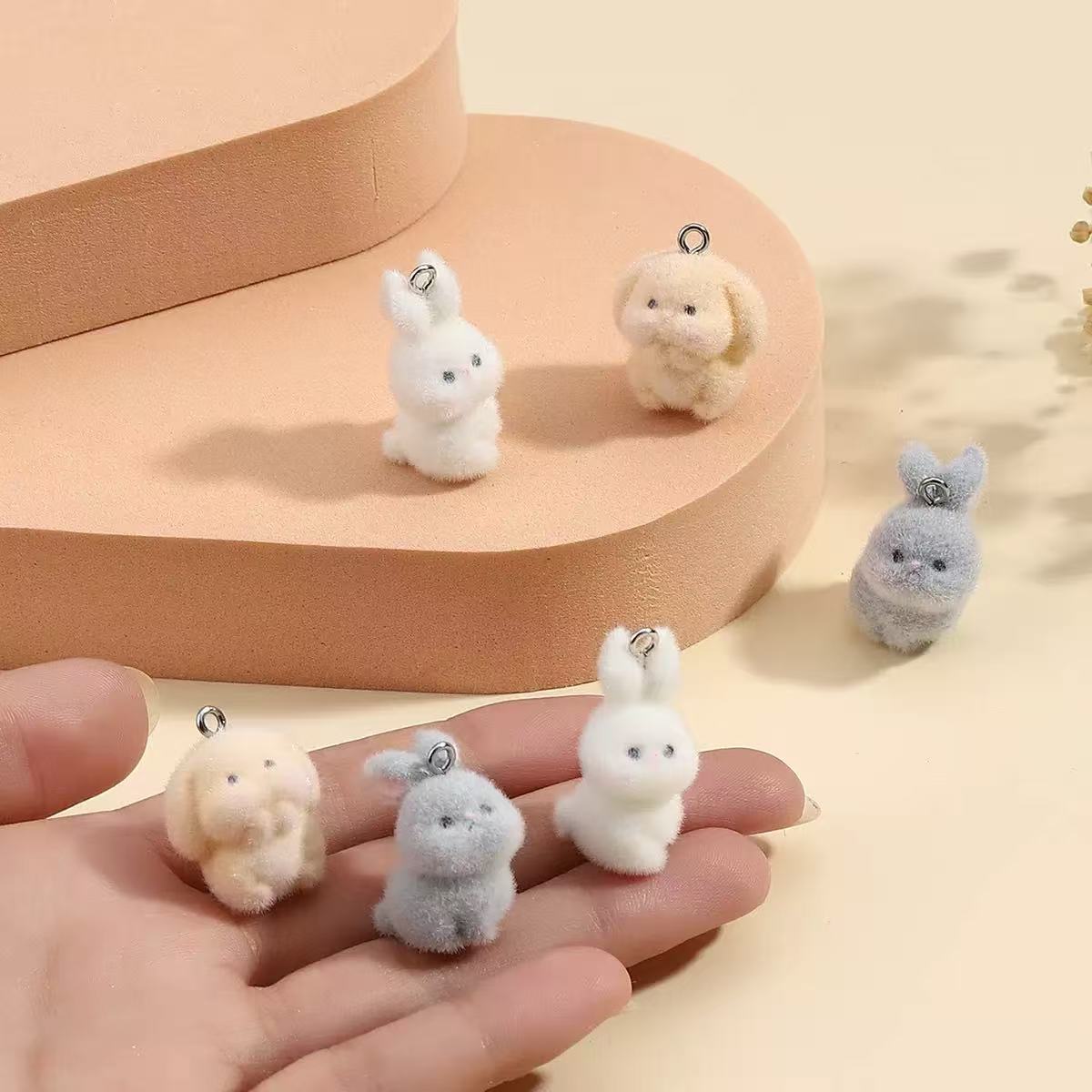 10pcs Flocking Little Rabbit R - Resin Art Kits For Adults ulasan dan harga