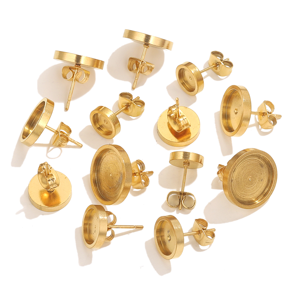 10pcs Stainless Steel Gold Ear - Resin Art Kits For Adults ulasan dan harga